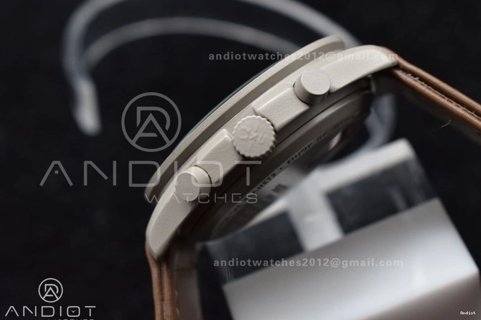 Quartz Bioceramic Nylon Omega Strap On X Saturn Swatch To Mission Moonwatch 0406